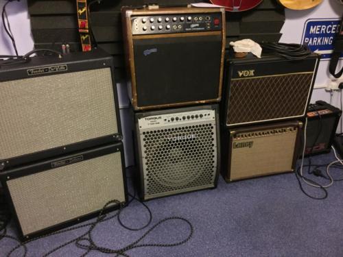 Guitar amps and speakers
